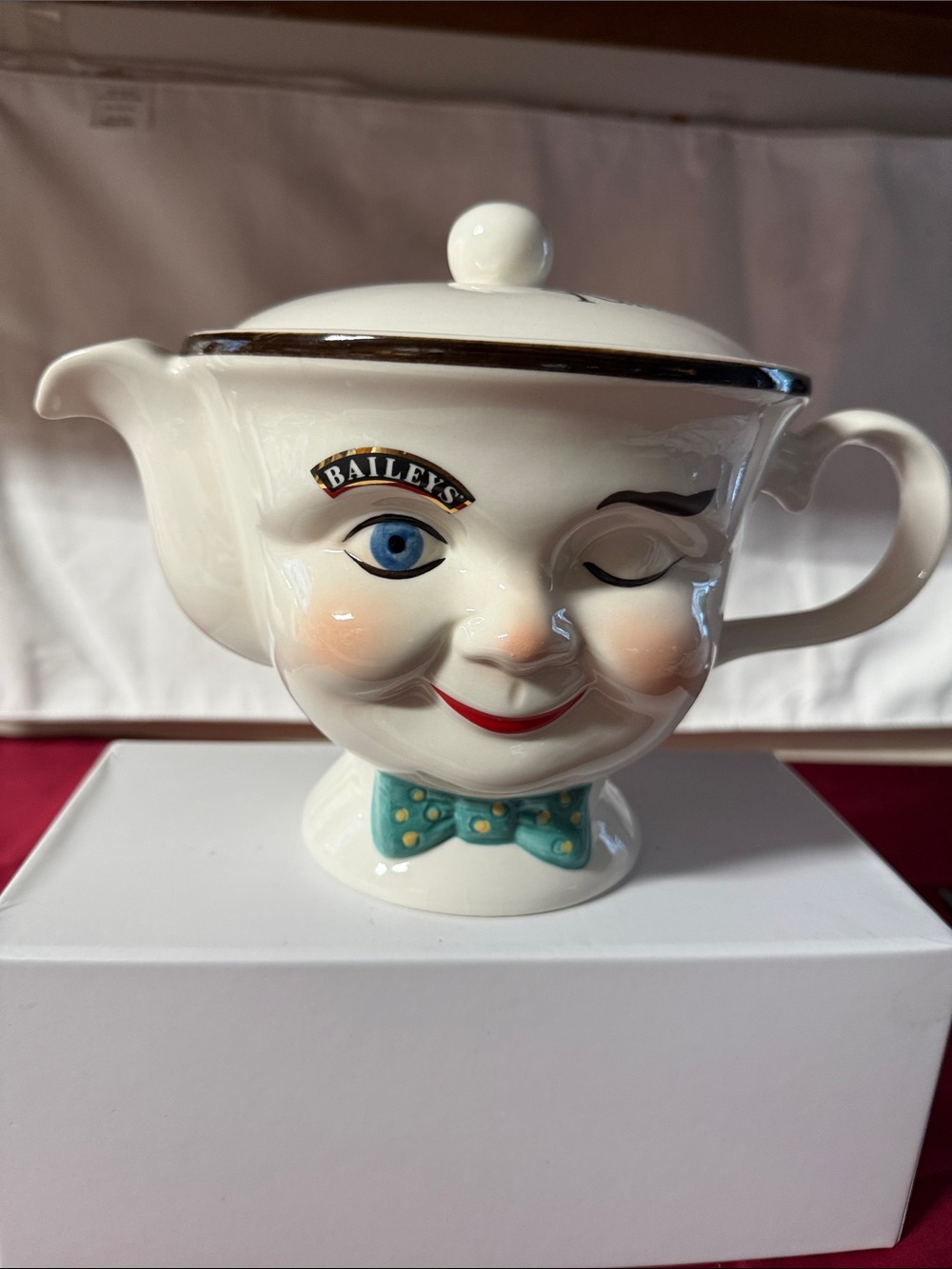 Vintage 2006 Baileys Irish Creme Yum Yum Teapot